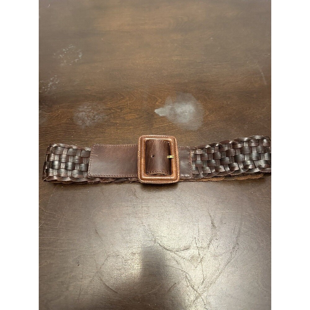 Women's Banana Republic Wide Leather Belt Size Medium